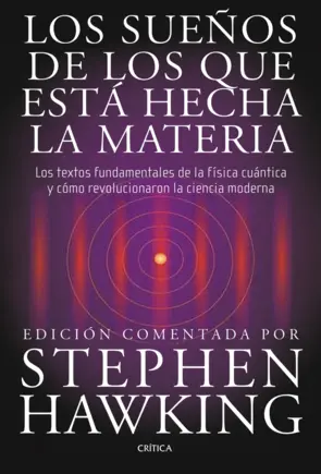 Portada Los sueños de los que esta hecha la materia