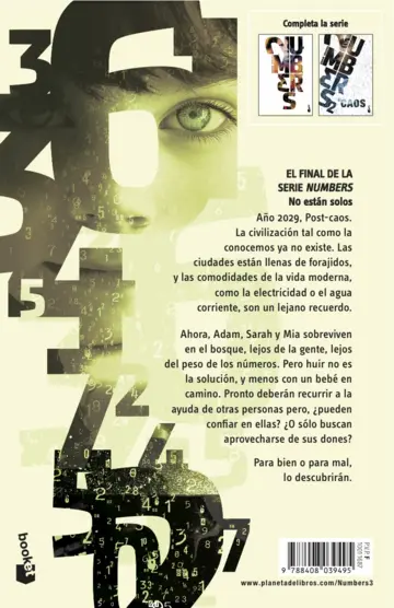 Contraportada Numbers 3 Infinito (Bk)