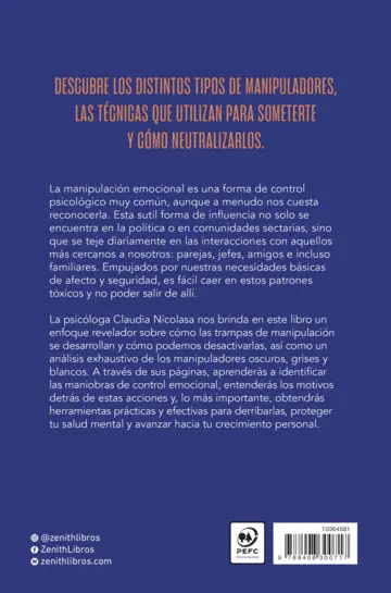 Contraportada Es manipulación y no lo sabes