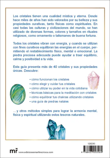 Contraportada El pequeño libro de los cristales