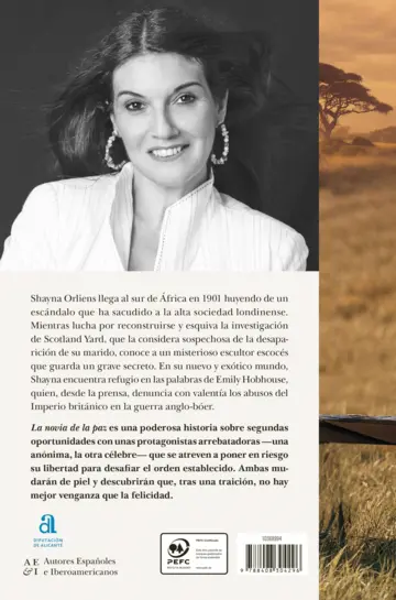 Contraportada La novia de la paz