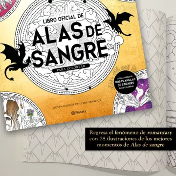 Imagen extra Libro oficial de Alas de sangre para colorear 4