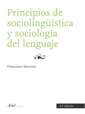 Portada Principios de sociolingúistica y so