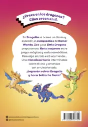 Miniatura contraportada Little Dragons 3. Una fiesta entre nubes