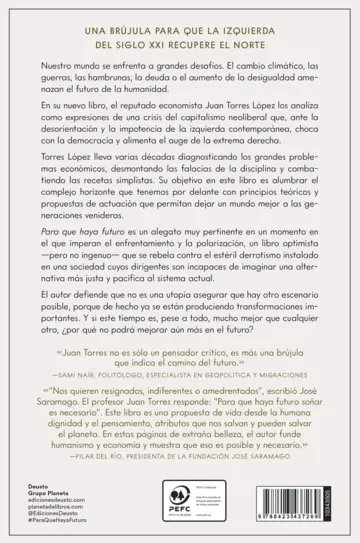 Contraportada Para que haya futuro