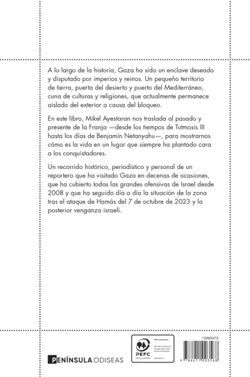 Contraportada Historias de Gaza