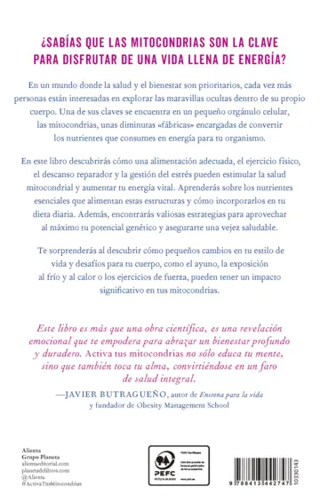 Contraportada Activa tus mitocondrias