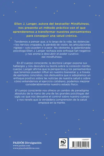 Contraportada El cuerpo consciente