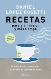 Portada Recetas para vivir mejor y más tiempo