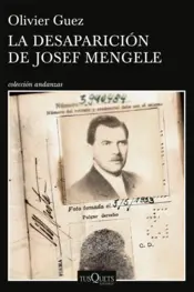 Portada La desaparición de Josef Mengele