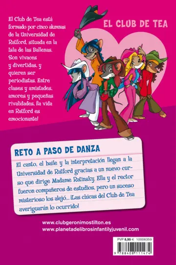 Contraportada Tea 4. El reto a paso de danza