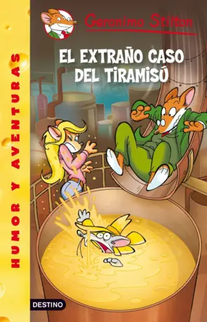 Portada Stilton 49. El extraño caso del tiramisu