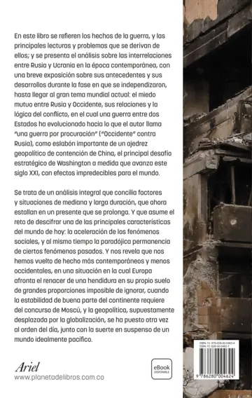 Contraportada Rusia y Ucrania: Una guerra