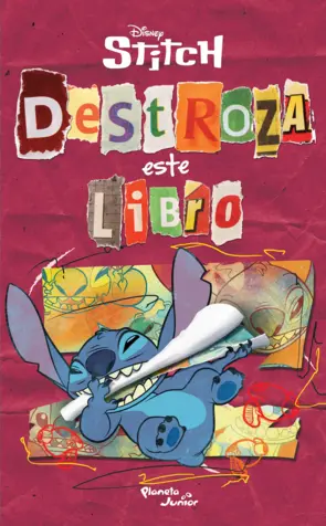 Portada Stitch. Destroza este libro