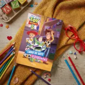 Portada Toy Story 5. Libro de arte y juguetes 4
