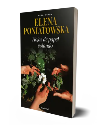 Portada Hojas de papel volando