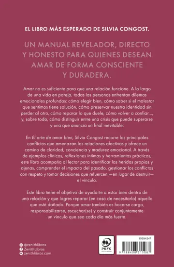 Contraportada El arte de amar bien