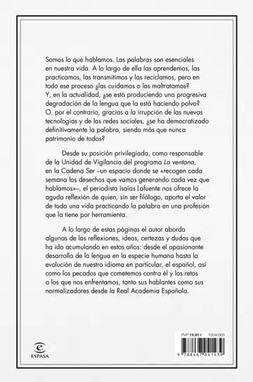 Contraportada Y el verbo se hizo polvo