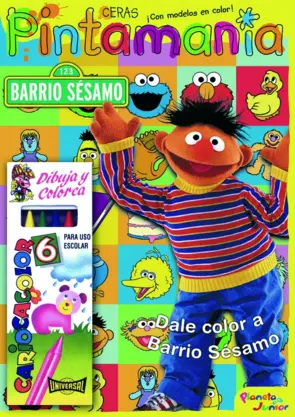 Portada Barrio Sesamo. Dale color a Barrio Sesamo