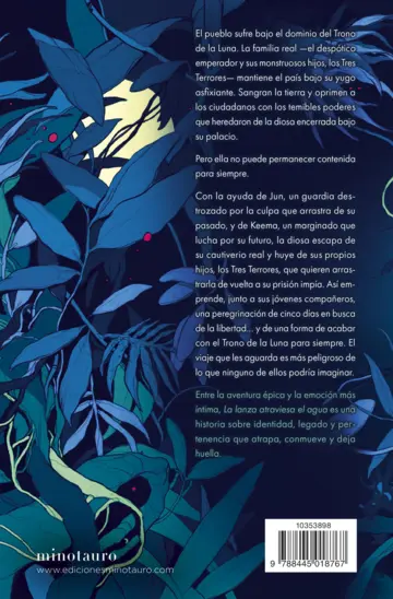 Contraportada La lanza atraviesa el agua