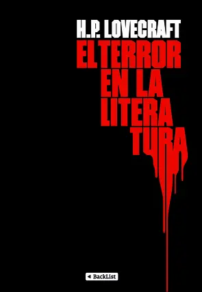 Portada El terror en la literatura